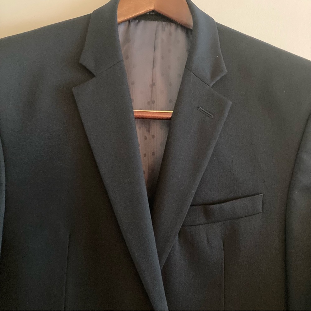 Perry Ellis Two Button Solid Suit Jacket Slim Fit… - image 6